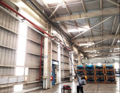 Warehouse & Industrial Cobweb Cleaning cobweb cleaning services