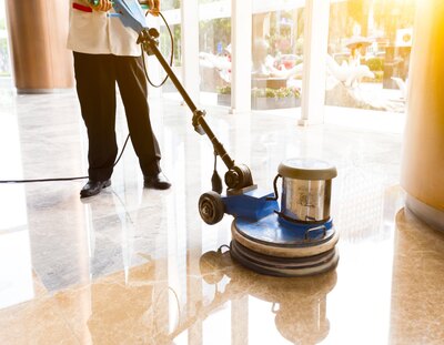 Floor Cleaning / Scrubbing & Polishing commercial cleaning services (1)